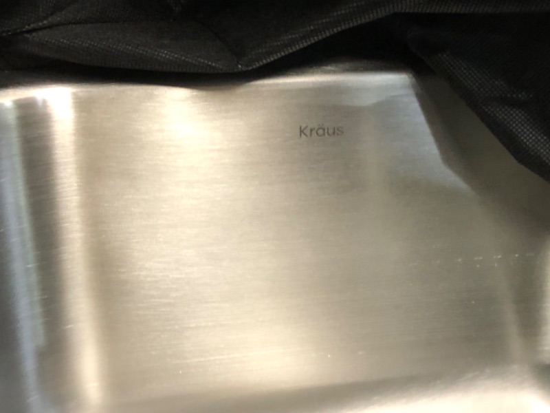 Photo 5 of KRAUS KBU32 Premier 32-inch 16 Gauge Undermount 50/50 Double Bowl Kitchen Sink with Smart Low Divider