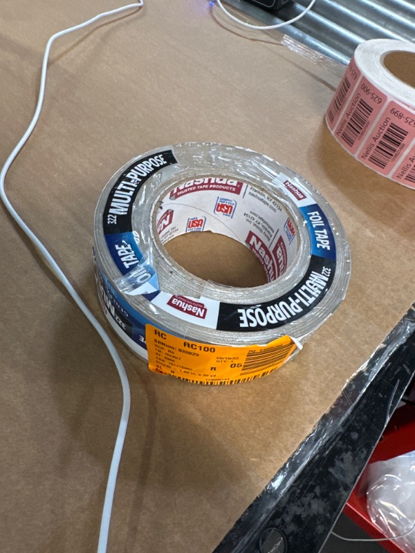 Photo 2 of 1.89 in. x 50 yd. 322 Multi-Purpose HVAC Foil Duct Tape