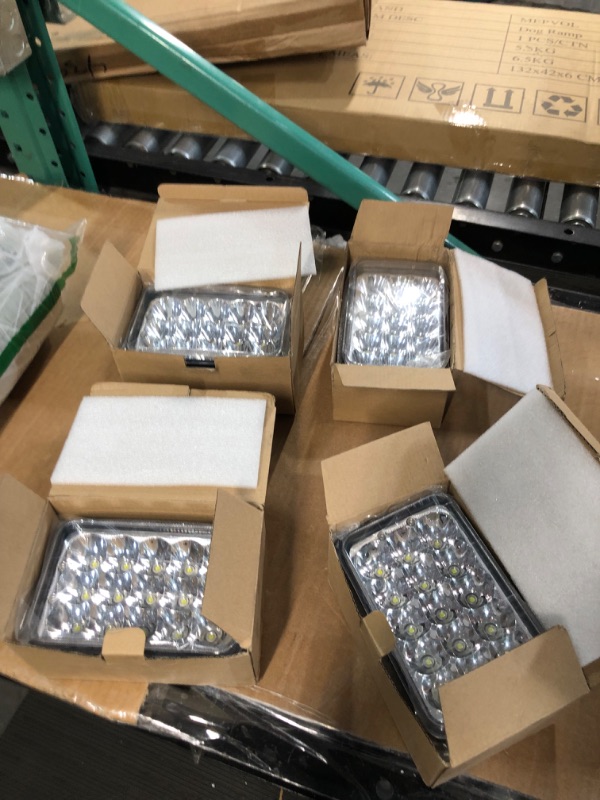 Photo 2 of KASLIGHT Led Headlights w/ H4 Socket, 4651 Led Headlight Peterbilt Headlights Rectangular H4651 H4652 H4656 H4666 H6545