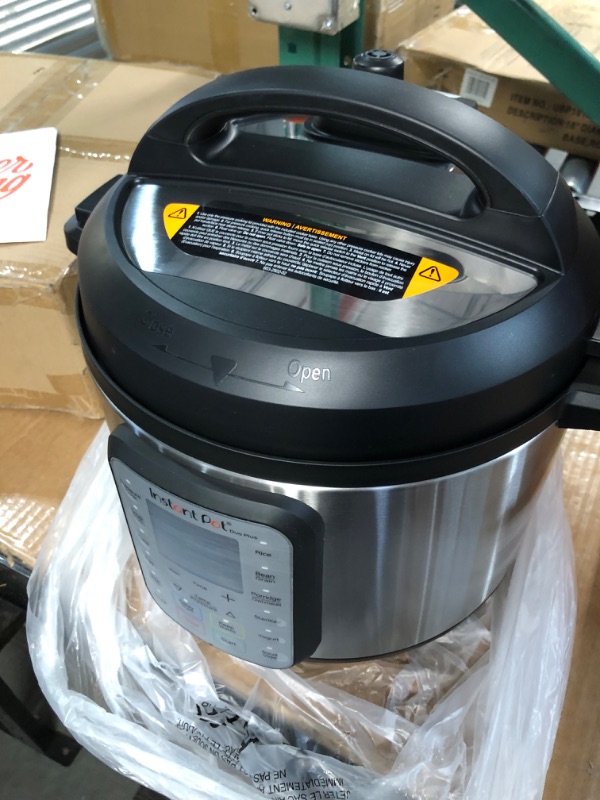 Photo 2 of *FOR PARTS ONLY* Instant Pot Duo Plus 6 qt 9-in-1 Slow Cooker/Pressure Cooker