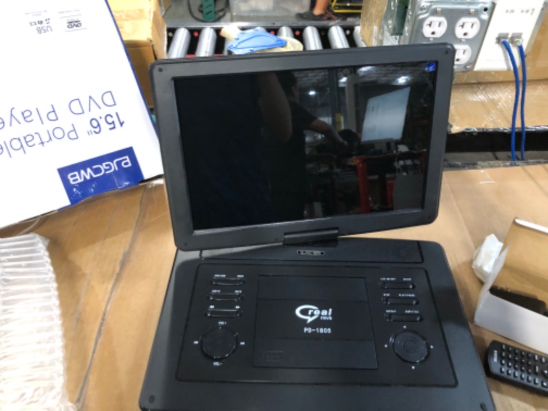 Photo 2 of 16.9" Portable DVD Player with 14.1" Large HD Screen,High Volume Speaker,with Extra Carrying Bag,Supports 6 Hours Built-in Battery and USB/SD Card/Sync TV [Not Support Blu-Ray]