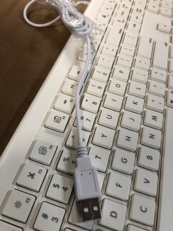 Photo 3 of Macally Full Size USB Wired Keyboard for Mac and PC 