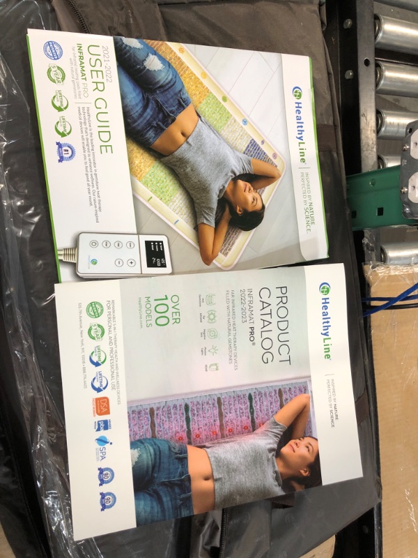 Photo 1 of *NEW**HealthyLine Far Infrared Heating Pad – Full Body Mat, Auto Shut Off - 154 of Jade Tourmaline Stone - 72" x 24"