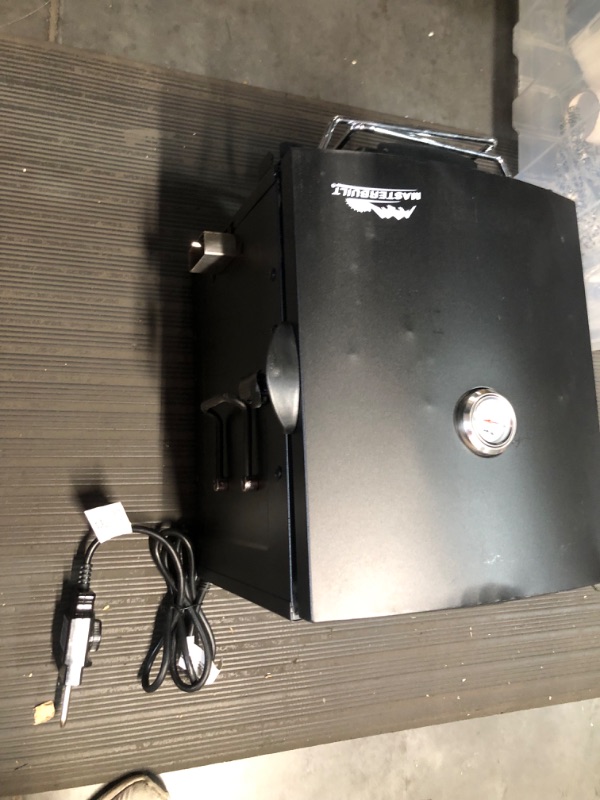 Photo 4 of **PARTS ONLY** Masterbuilt 20073716 Portable Electric Smoker, Black