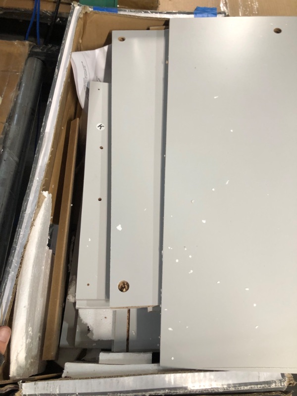 Photo 1 of **MISSING ALL HARDWARE**
Glacier Bay Wall Cabinet - gray