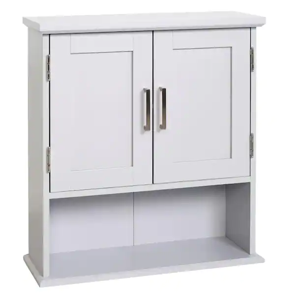 Photo 1 of **MISSING ALL HARDWARE**
Glacier Bay Wall Cabinet - gray