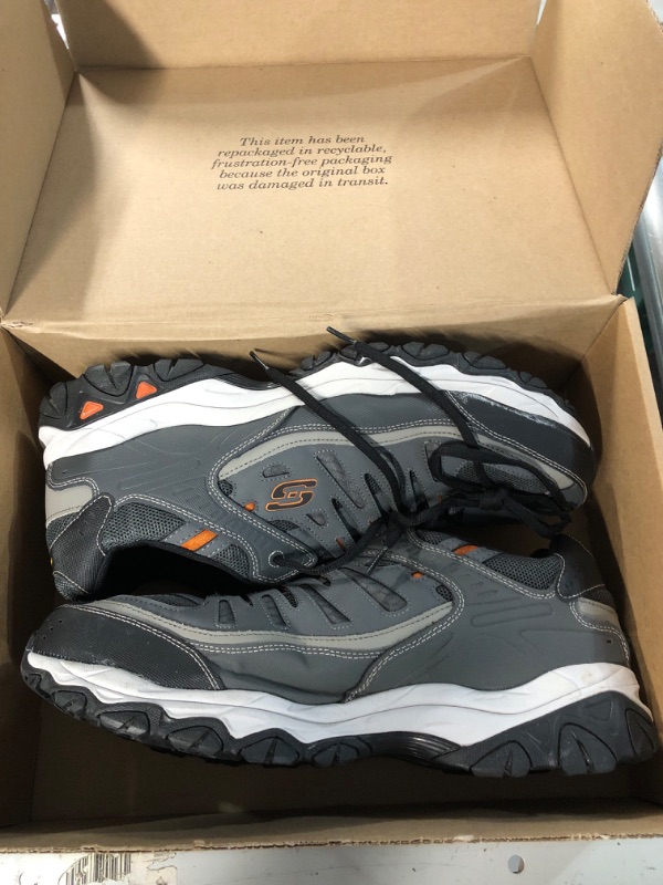 Photo 1 of Skechers Afterburn Memory Foam Fit Fashion Sneakers (Men's Size 16)