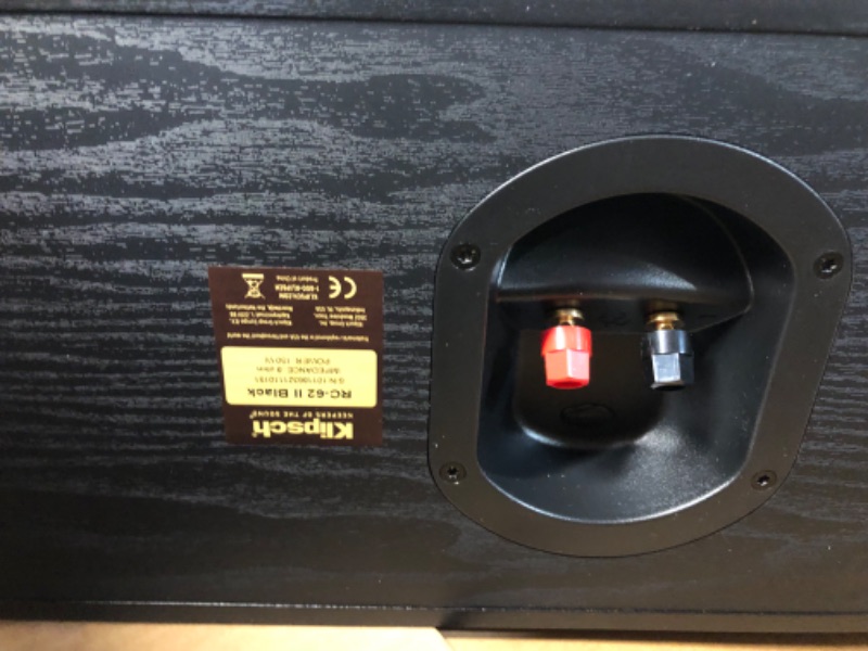 Photo 4 of Klipsch RC-62 II Center Speaker Black