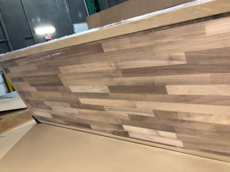 Photo 4 of *NEW*6 ft. L x 25 in. D Unfinished Walnut Solid Wood Butcher Block Countertop With Eased Edge