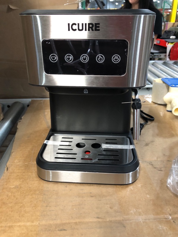 Photo 4 of ***UNTESTED*** Espresso Machine with Milk Frother, 20 Bar Pump Pressure Coffee Machine, 1.5L/50oz 