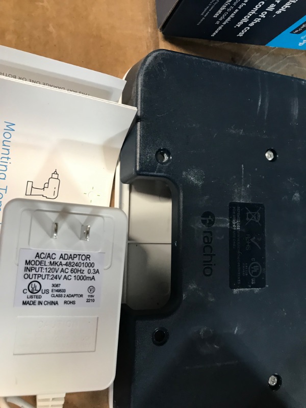 Photo 2 of *** Possible water damage to unit***
Rachio 8-zone 3rd Generation Smart Sprinkler Controller