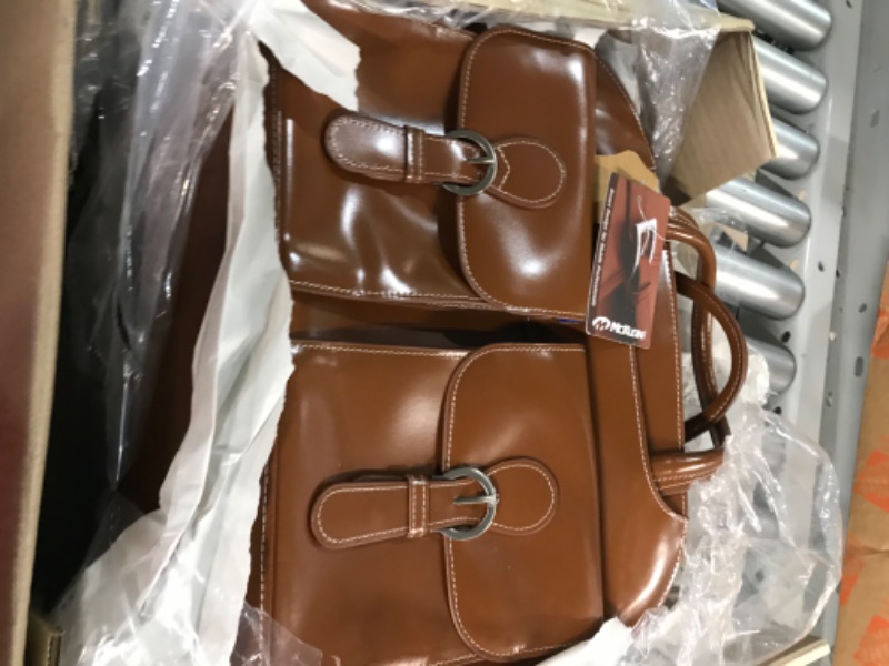 Photo 2 of (BRAND NEW) McKlein Briefcase, Brown, 17"x6.5"x14.125"