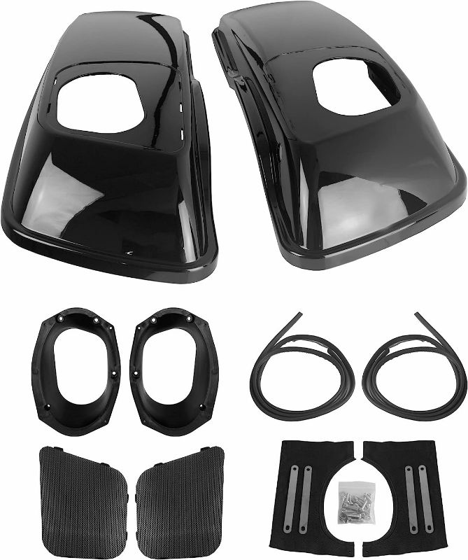 Photo 1 of **SEE NOTES**
SWESGI Vivid Black 6x9 Speaker Lids CVO Style For 2014-2022 Harley Touring Saddlebags Road King, Road Glide, Street Glide, Ultra Limited, Electra Glide Standard 