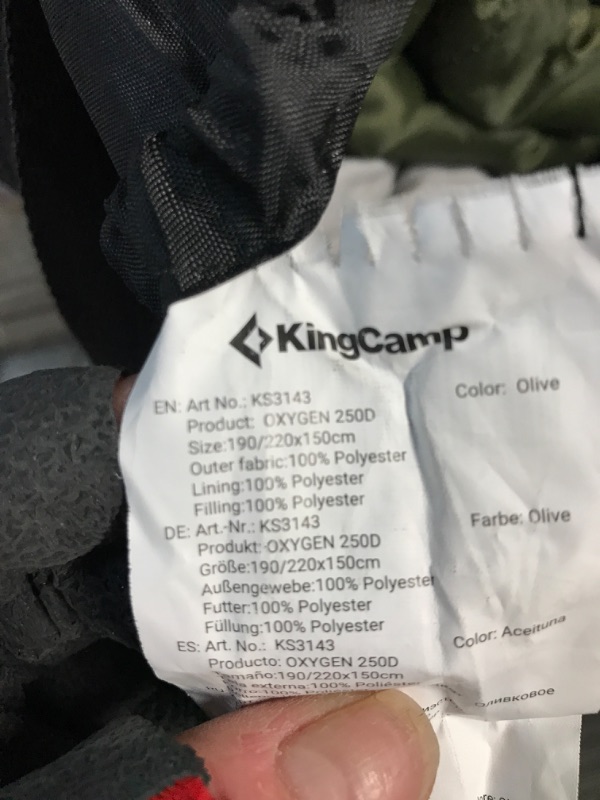 Photo 2 of  *** DAMAGED ONE COMPRESSION STRAP ***Sleeping Bag,3-4 Seasons Warm Cold Weather Lightweight, Portable, OLIVE  