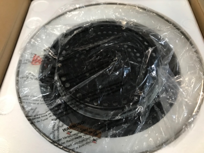 Photo 1 of NutriChef Convection Countertop Toaster Oven - Healthy Kitchen Air Fryer Roaster Oven, Bake, Grill, Steam Broil, Roast & Air-Fry , Includes Glass Bowl, Broil Rack and Toasting Rack, 120V - PKCOV45