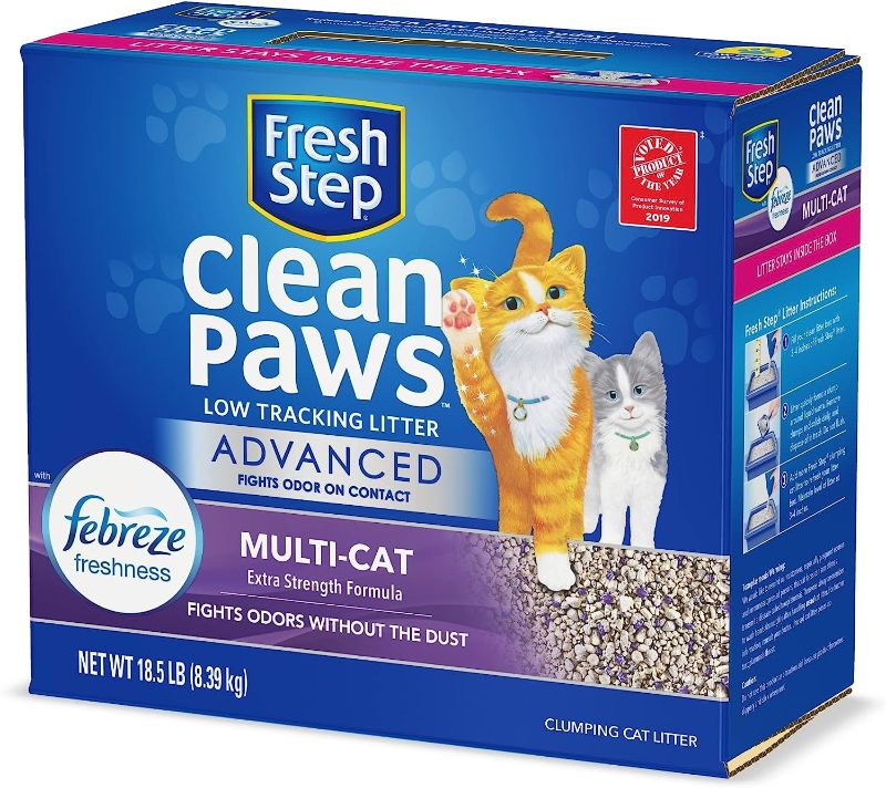 Photo 1 of 
Fresh Step Advanced Clean Paws Multi Cat 18.5lb