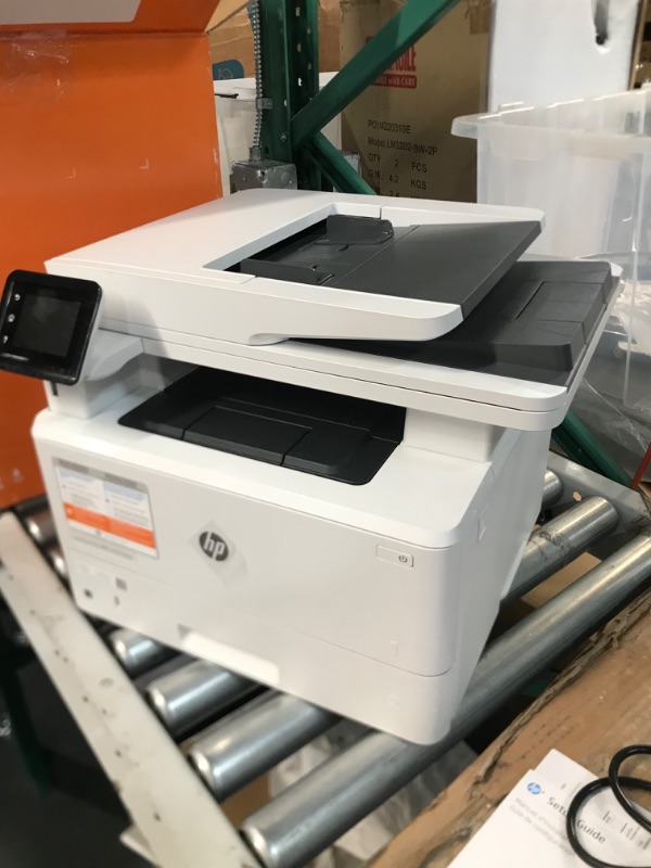 Photo 4 of ***item is used****
HP LaserJet Pro MFP 4101fdwe Wireless Black & White Monochrome Printer with HP+ Smart Office Features and Fax