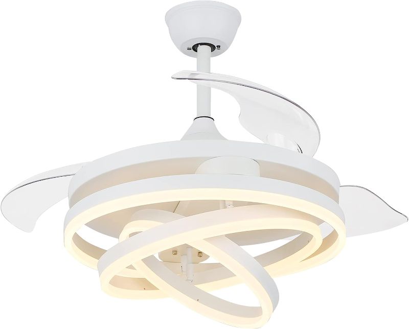 Photo 1 of [New] Dawn Whisper 42 Inch Retractable Ceiling Fan