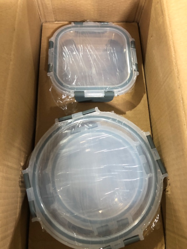 Photo 3 of [10-Pack]Glass Meal Prep Containers with Lids-MCIRCO Glass Food Storage Containers