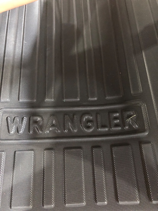 Photo 2 of Wrangler JL Cargo Liners?All Weather Guard 3D Modeling Heavy Duty TPO Waterproof Rear Cargo 