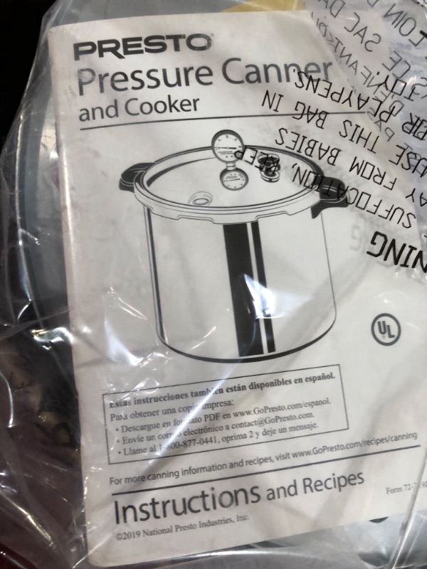 Photo 4 of (USED) Presto 01781 23-Quart Pressure Canner and Cooker