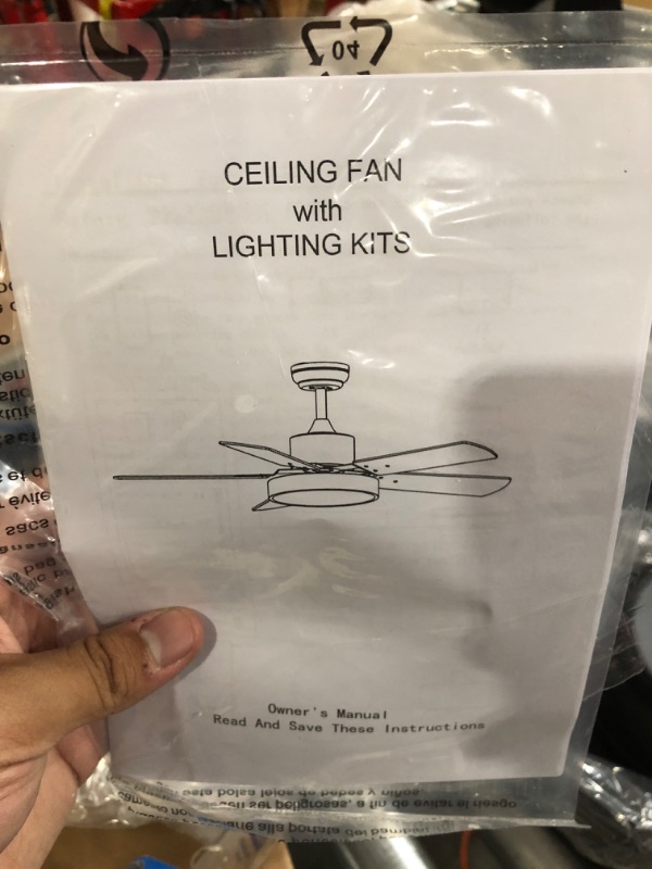 Photo 4 of **SEE NOTES**
Westinghouse Lighting 7224200 Comet Indoor Ceiling Fan with Light, Matte Black Matte Black Indoor Only LED Fan