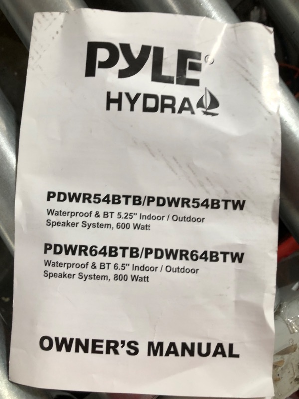 Photo 1 of Pyle Outdoor Waterproof Wireless Bluetooth Speaker - 5.25 Inch Pair 2-Way Weatherproof Wall/Ceiling 