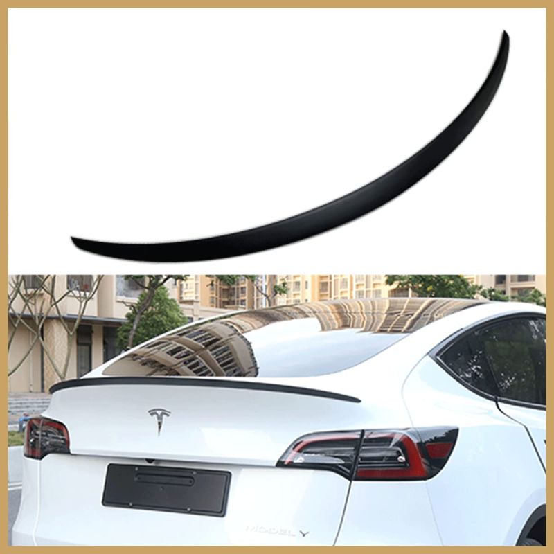 Photo 1 of AOSKonology for Tesla Model Y Rear Spoiler Wings ABS for 2020-2023 Tesla Model Y 