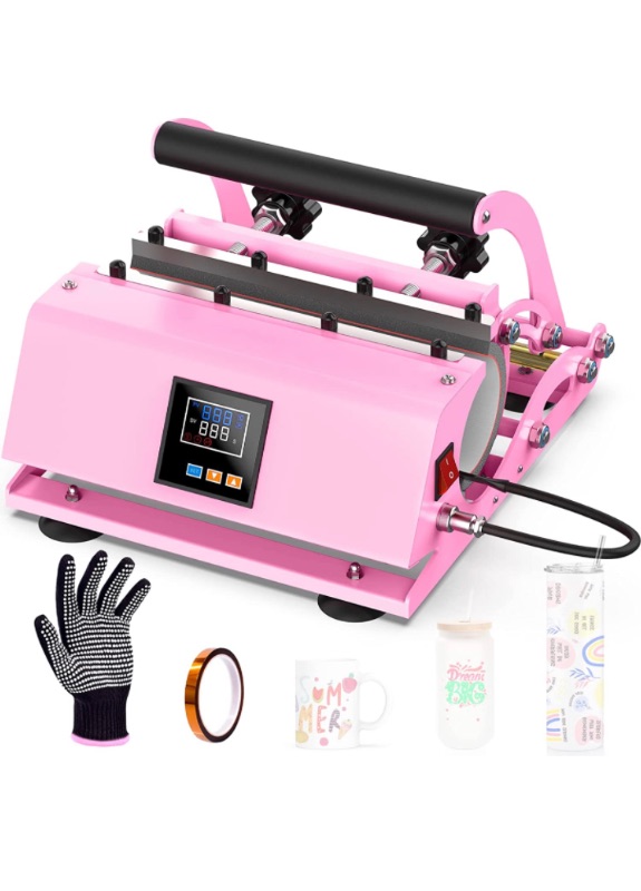 Photo 1 of ***PARTS ONLY NOT FUNCTIONAL***Pro 30 OZ Tumbler Heat Press Machine,  (Pink)