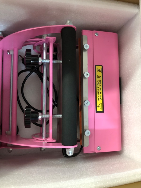 Photo 2 of ***PARTS ONLY NOT FUNCTIONAL***Pro 30 OZ Tumbler Heat Press Machine,  (Pink)