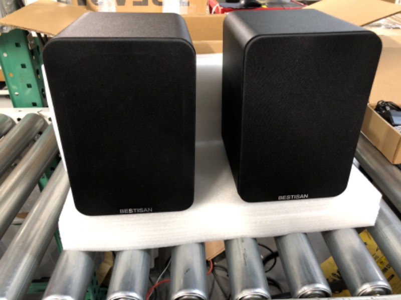 Photo 2 of BESTISAN Bluetooth 5.0 Bookshelf Speakers ***NOT TESTED*** **LOOK BRAND NEW**