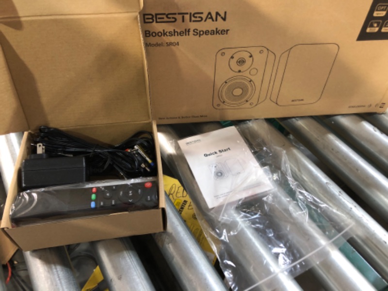 Photo 3 of BESTISAN Bluetooth 5.0 Bookshelf Speakers ***NOT TESTED*** **LOOK BRAND NEW**