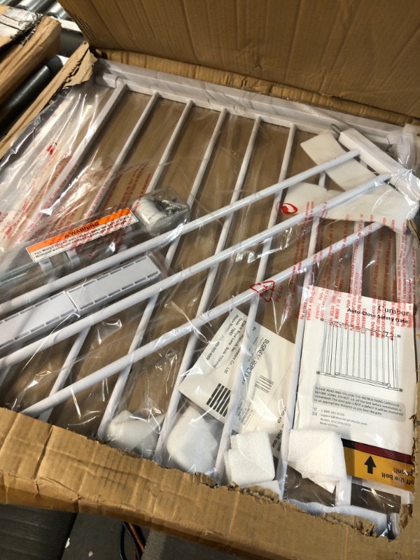 Photo 1 of Cumbor 36" Extra Tall, 29.7-46" Wide Baby Gate for Stairs