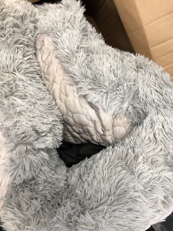 Photo 2 of  Dog Donut Bed  X-Large Grey