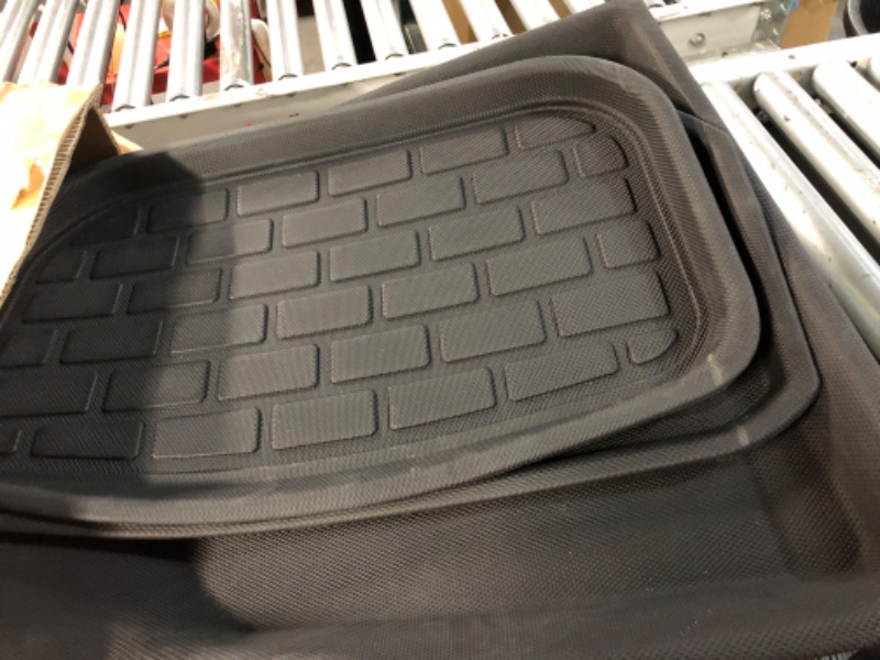 Photo 2 of *STOCK PHOTO FOR REFERENCE ONLY*  Floor Mats Full Set for Tesla Model Y 