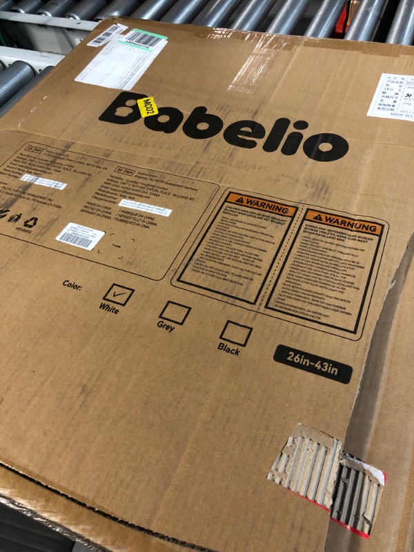 Photo 1 of Babelio Baby Gate for Doorways and Stairs, 26-40