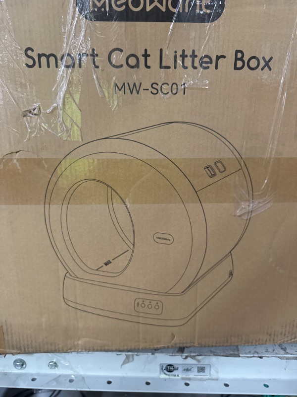 Photo 6 of **MINOR COSMETIC DAMAGE**
MeoWant Self-Cleaning Cat Litter Box, Integrated Safety Protection Automatic Cat Littler Box for Multi Cats