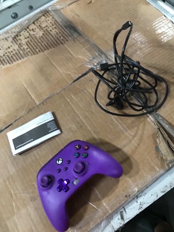 Photo 2 of PowerA Enhanced Wired Controller for Xbox Series X|S - Royal Purple