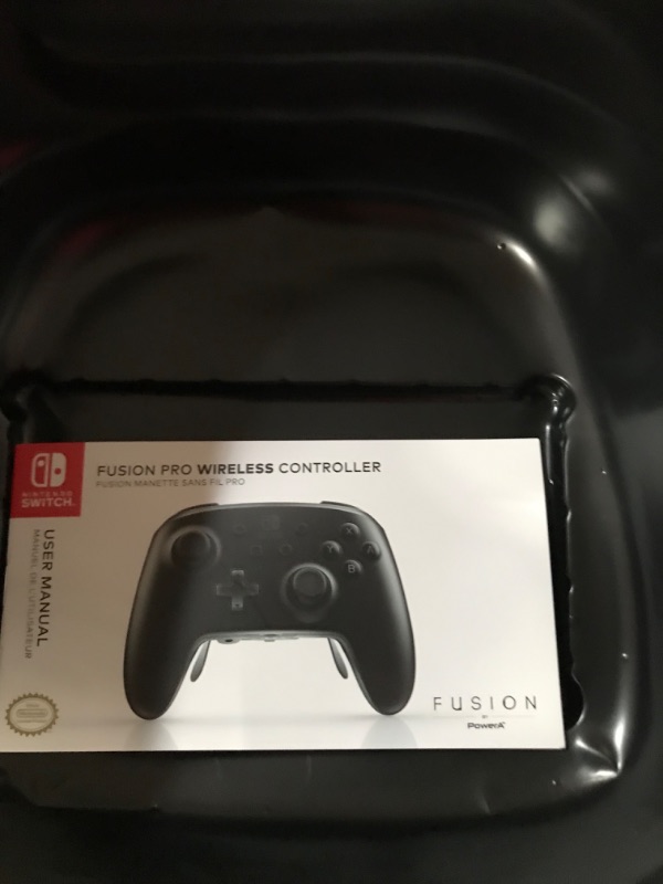 Photo 4 of *LIKE NEW*PowerA Fusion Pro Wireless Controller for Nintendo Switch - Black/White