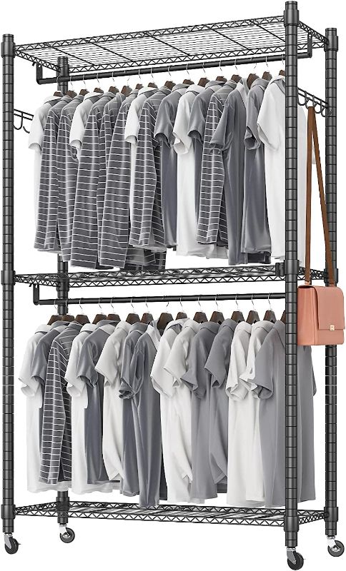 Photo 1 of *NEW*BATHWA Heavy Duty Garment Rack on Wheels, Rolling Clothes Racks 