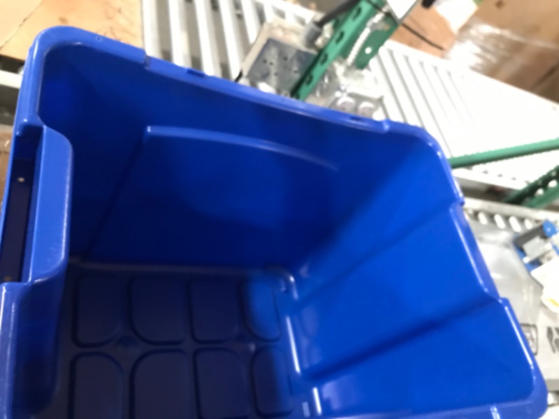 Photo 1 of *LIKE NEW*Rubbermaid Commercial Products, Recycling Bin/Box, Blue 