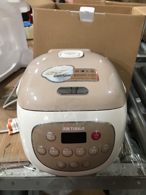 Photo 2 of *NEW*Tianji Electric Rice Cooker FD30D with Ceramic Inner Pot, 3L TJFD30D 13.18 Inches