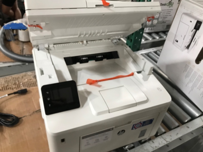 Photo 2 of HP LaserJet Pro MFP M227fdw Wireless Monochrome All-in-One Printer with built-in Ethernet & 2-sided printing, works with Alexa (G3Q75A) White