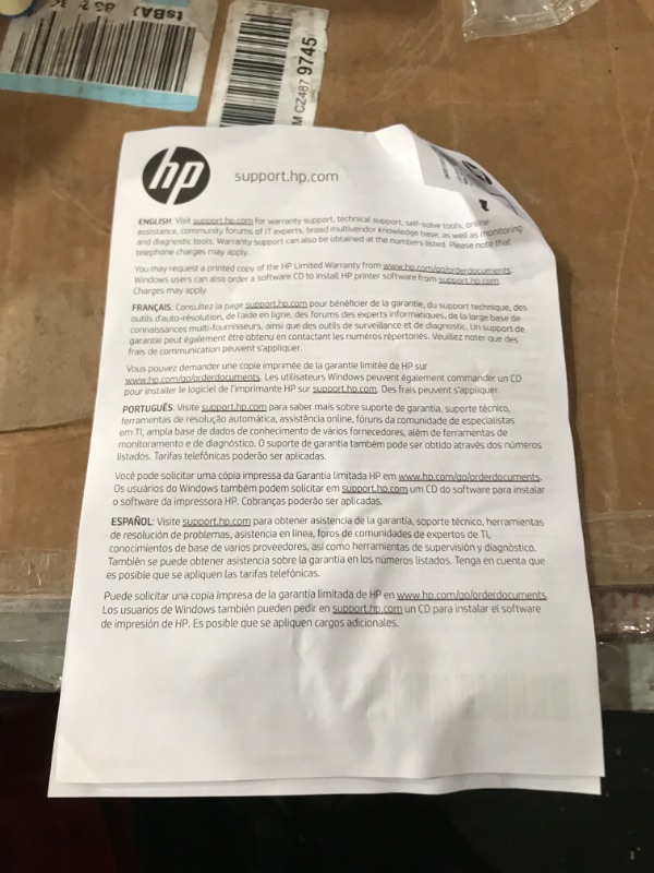 Photo 4 of HP LaserJet Pro MFP M227fdw Wireless Monochrome All-in-One Printer with built-in Ethernet & 2-sided printing, works with Alexa (G3Q75A) White