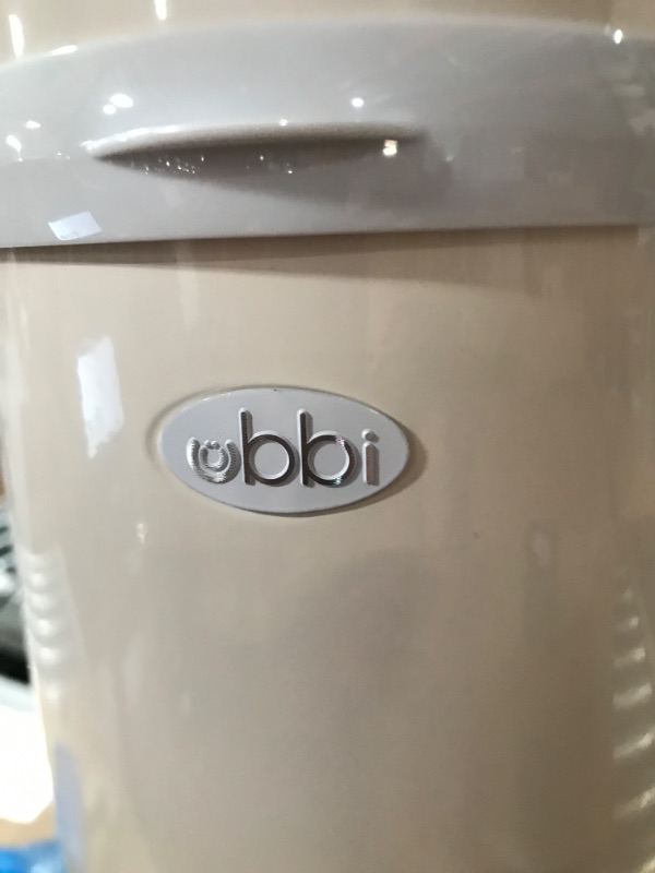 Photo 4 of ***ITEM IS DAMAGED SEE PHOTOS Ubbi Steel Odor Locking, No Special Bag Required Money Saving, Awards-Winning, Modern Design Registry Must-Have Diaper Pail, Ivory