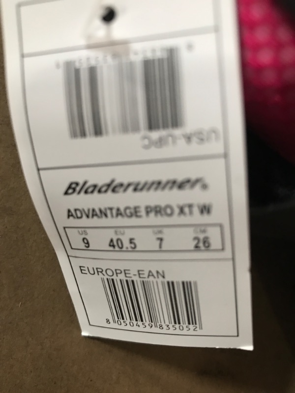 Photo 3 of **** ONLY RIGHT  BLADE ***** Bladerunner by Rollerblade Advantage Pro XT Women's Adult Fitness Inline Skate US Size 9Black/Pink