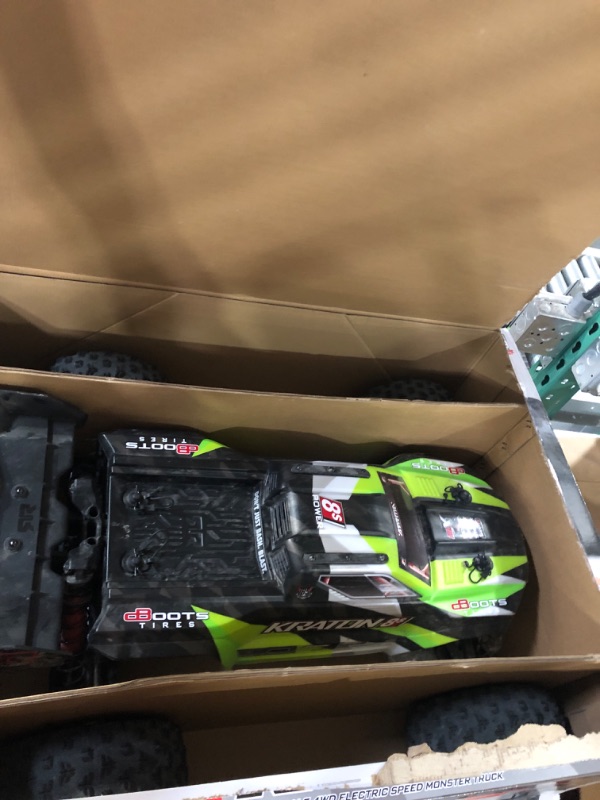 Photo 9 of **FOR PARTS ONLY**
ARRMA RC Truck 1/5 KRATON 4X4 8S BLX Brushless Speed Monster Truck RTR (Ready-to-Run), Orange, ARA110002T2