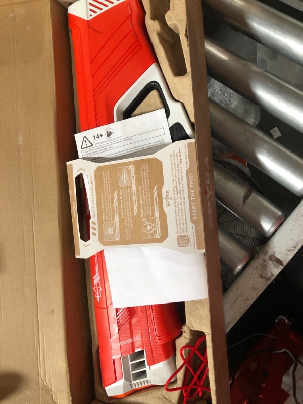 Photo 1 of **WORKS**SPYRA - SpyraThree WaterBlaster - Electric & Automated Premium Water Gun with The Switch - Decide Between 3 Epic Game Modes (RED)
