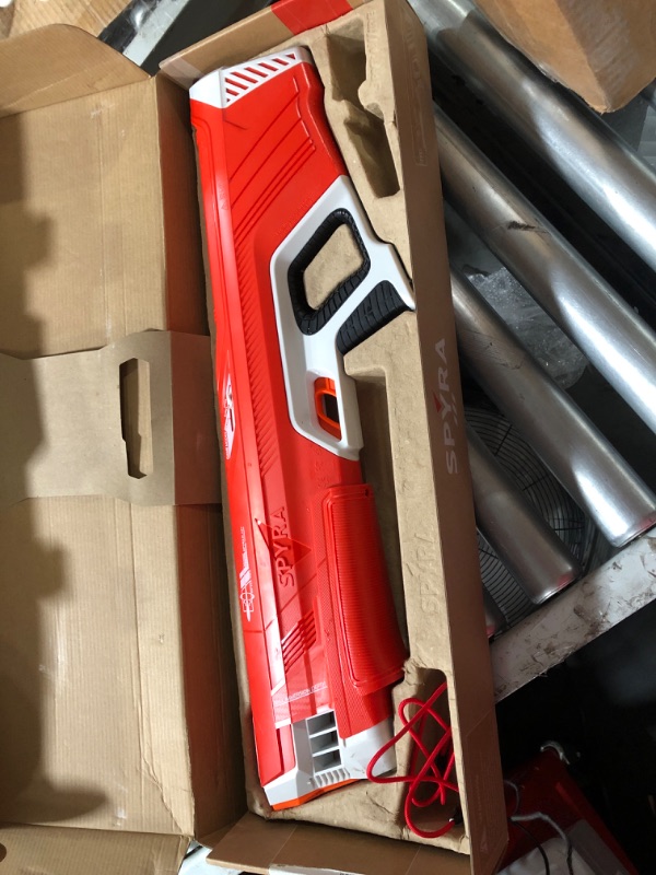 Photo 1 of **WORKS**SPYRA - SpyraThree WaterBlaster - Electric & Automated Premium Water Gun with The Switch - Decide Between 3 Epic Game Modes (RED)