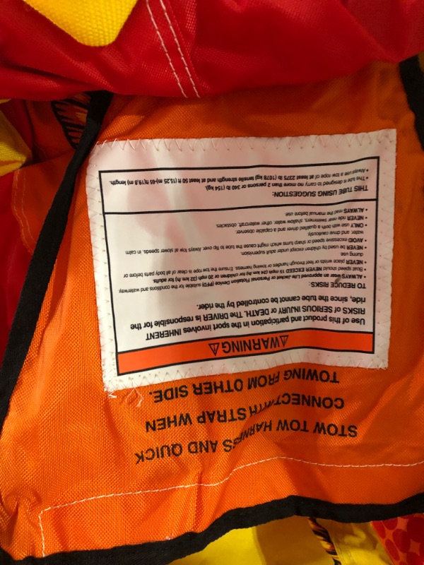 Photo 4 of **USED**Affordura Towable Tubes for Boating Tubes for Boats to Pull Water Tubes for Boats with Storage Bag and Boston Valve 1-3 Rider
